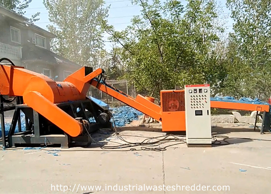 Agricultural Films Dirty Ground Films Plastic Waste Shredder With Sand Soil Removal