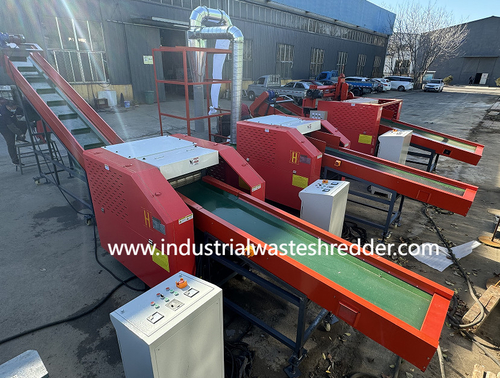 ماشین های خردکننده ی پارچه های PP و ماشین های خردکننده ی فیلم های HDPE پلاستیکی برای شرکت بسته بندی Davao