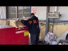 برش‌دهنده فیبر مدل 800F، صفحه مشبک 10 میلی‌متری، برای خرد کردن فویل آلومینیومی و پشم شیشه.