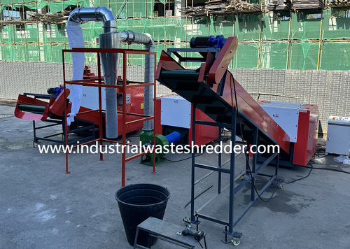 آخرین اخبار شرکت در مورد 1200F دستگاه خرد کردن شبکه های محافظتی HDPE، ماشین برش شبکه ماهی، پیش برش برای شبکه