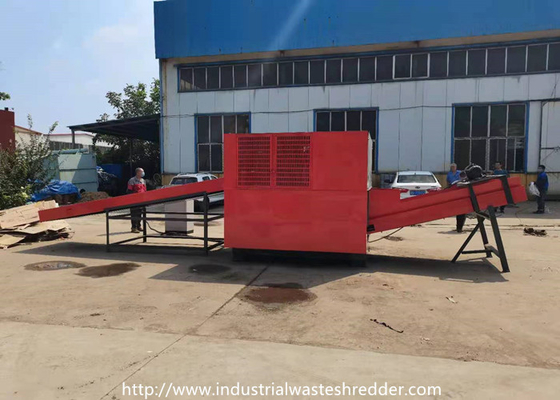 قیمت خوب Tree Bark 8000KG Waste Wood Shredder 8P Motor Cutting Motor آنلاین