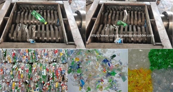 قیمت خوب محافظت از اضافه بار اتوماتیک خرد کن زباله های پلاستیکی بطری Bale Base آنلاین