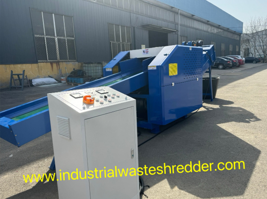 قطعات فرش نساجی ماشین شکن ماشین برای قطعات وینیل آسان تغذیه قطعات چرم مصنوعی Shredder
