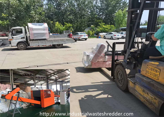 قیمت خوب تیغه های چرخشی 66KW دستگاه خرد کن زباله های پلاستیکی آنلاین