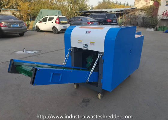 قیمت خوب 66 کیلو وات PP / نوارهای فیبر شیشه ای چرخ آسیاب زباله صنعتی آنلاین