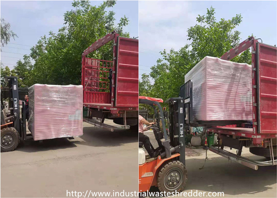 قیمت خوب دستگاه خرد کن زباله کیسه های هوا PP Raffia با تراش تیغه های چرخشی آنلاین